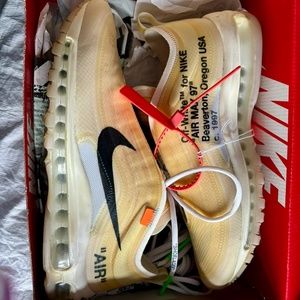 Size 9 Nike Air Max 97 OG x OFF-WHITE The Ten 2017